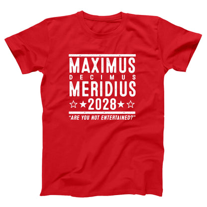 Maximus Decimus Meridius 2028 Election - Donkey Tees T-shirt