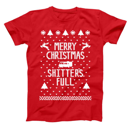 Merry Christmas Shitter's Full - Donkey Tees T-shirt