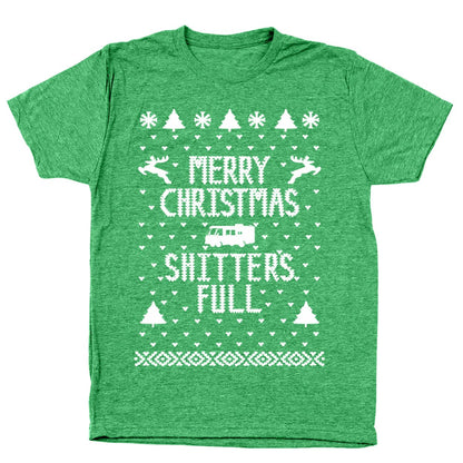 Merry Christmas Shitter's Full - Donkey Tees T-shirt