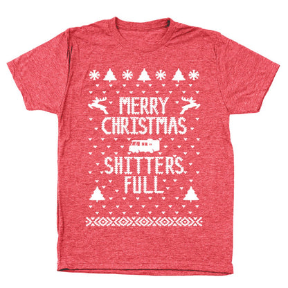 Merry Christmas Shitter's Full - Donkey Tees T-shirt