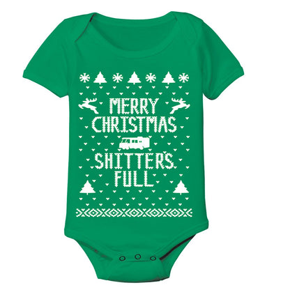 Merry Christmas Shitters Full Baby - Donkey Tees T-shirt