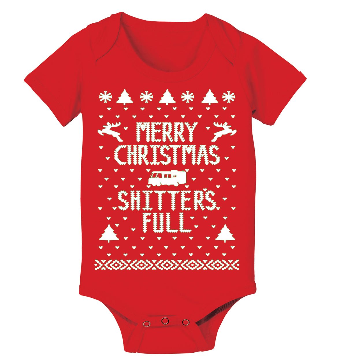 Merry Christmas Shitters Full Baby - Donkey Tees T-shirt