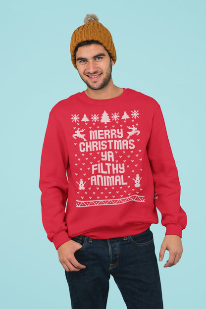 Merry Christmas Ya Filthy Animal - Donkey Tees T-shirt