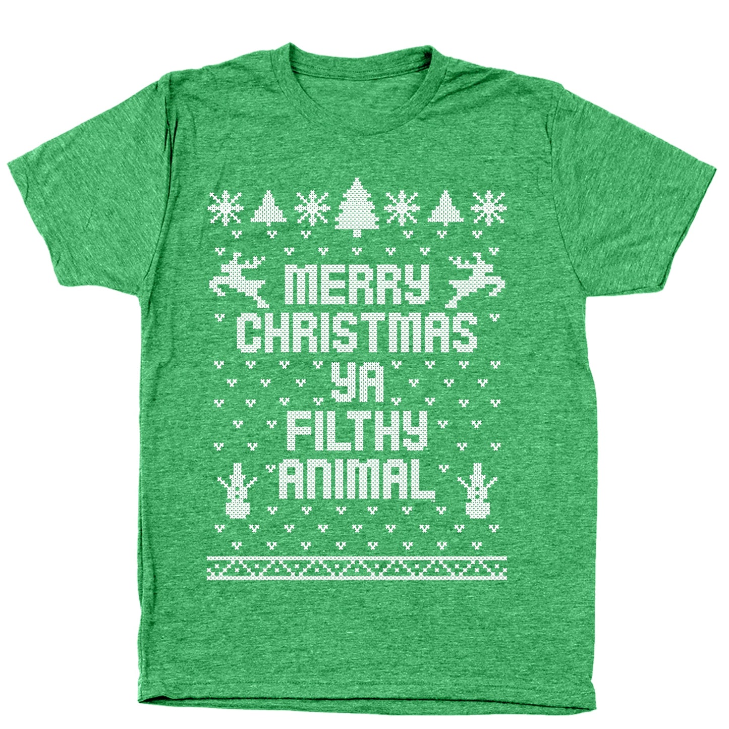 Merry Christmas Ya Filthy Animal - Donkey Tees T-shirt