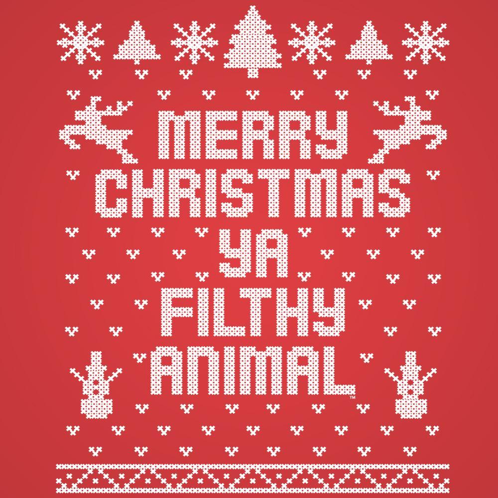 Merry Christmas Ya Filthy Animal - Donkey Tees T-shirt