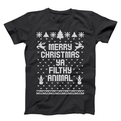 Merry Christmas Ya Filthy Animal - Donkey Tees T-shirt