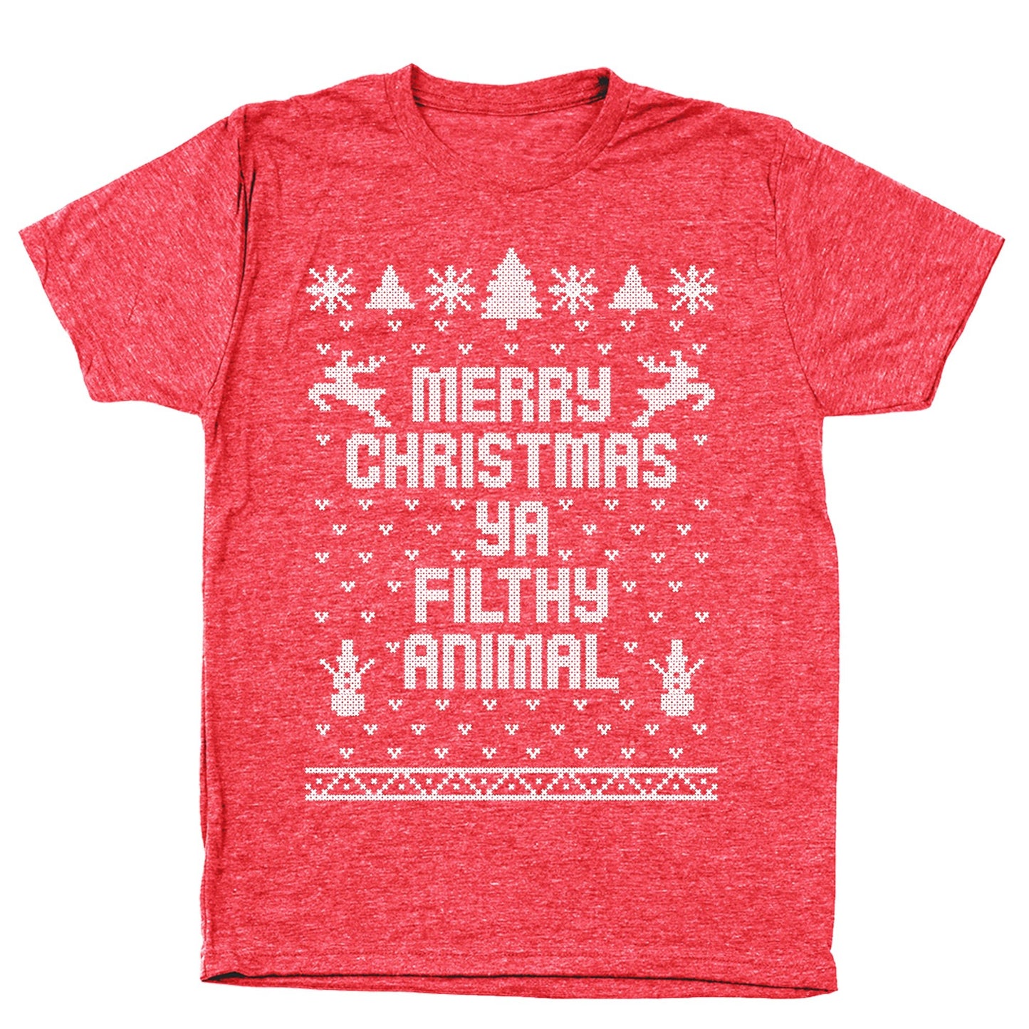 Merry Christmas Ya Filthy Animal - Donkey Tees T-shirt