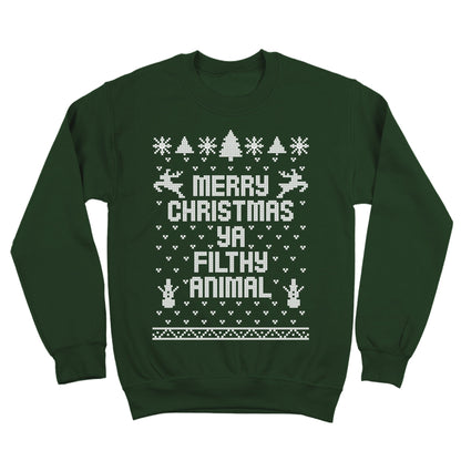 Merry Christmas Ya Filthy Animal - Donkey Tees T-shirt