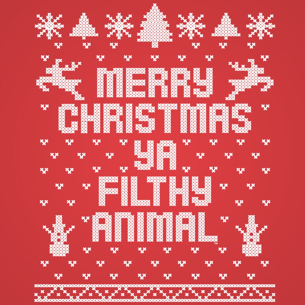 Merry Christmas Ya Filthy Animal Baby - Donkey Tees T-shirt