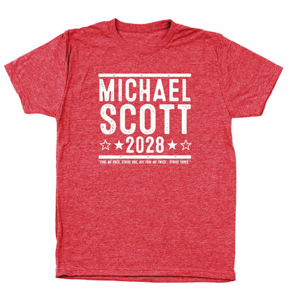 Michael Scott 2028 Election - Donkey Tees T-shirt