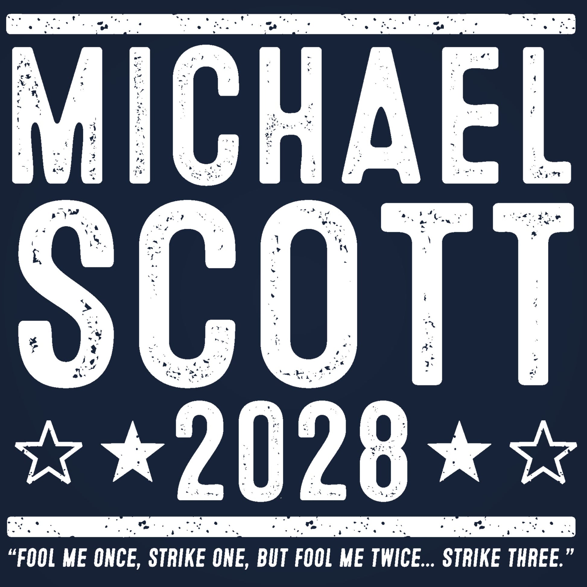 Michael Scott 2028 Election - Donkey Tees T-shirt