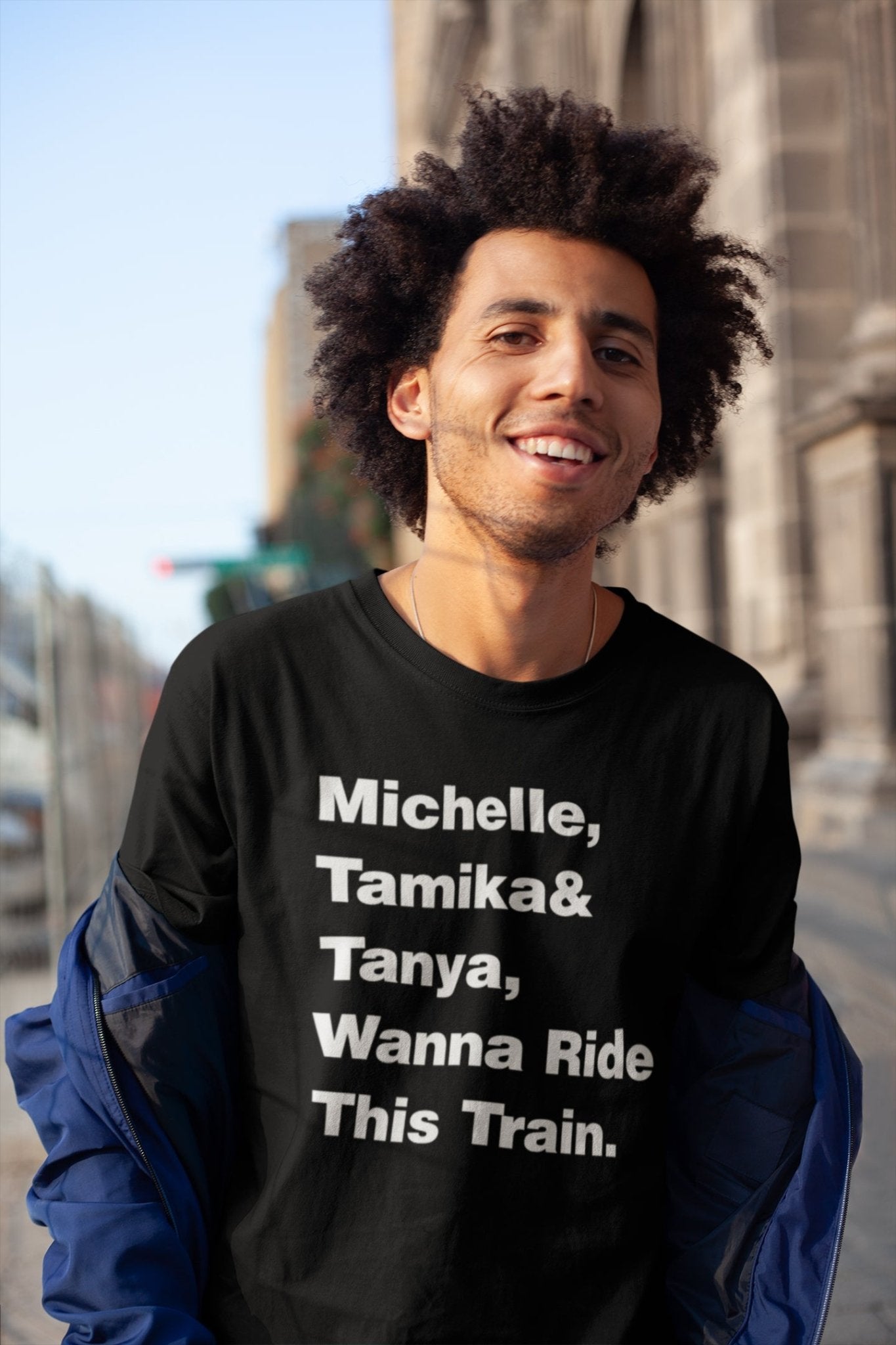 Michelle Tamika and Tanya Wanna Ride This Train - Donkey Tees T-shirt