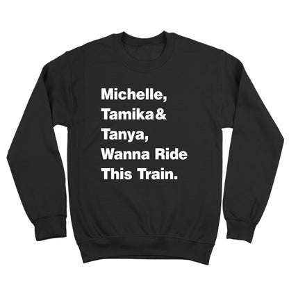 Michelle Tamika and Tanya Wanna Ride This Train - Donkey Tees T-shirt