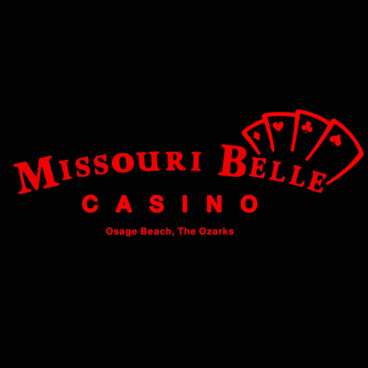 Missouri Belle Casino Ozarks MO - Donkey Tees T-shirt