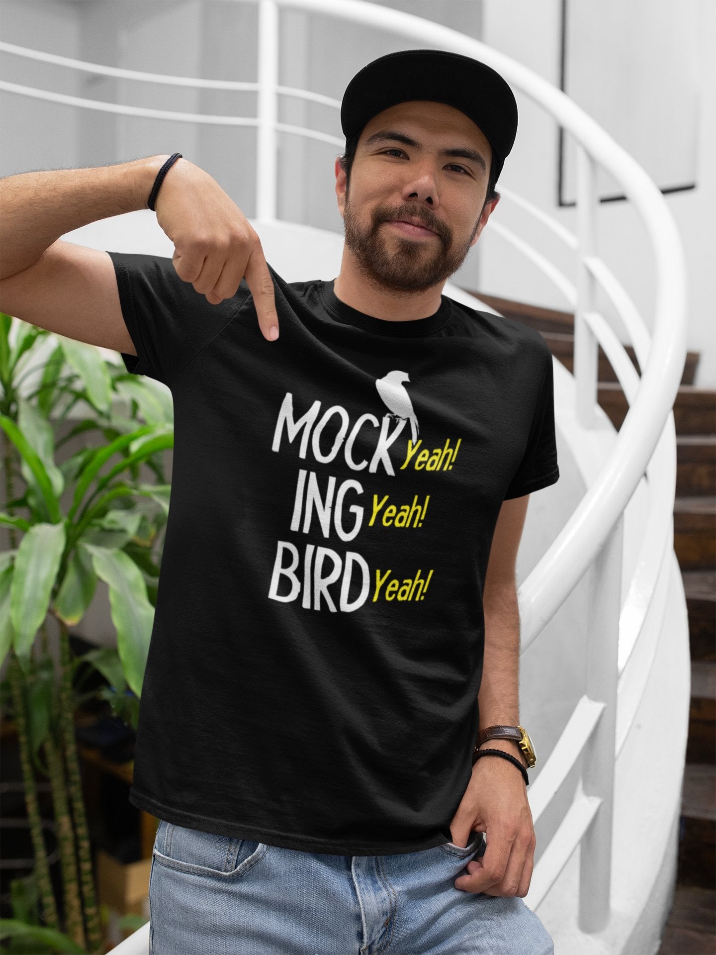 Mocking Bird Yeah - Donkey Tees T-shirt