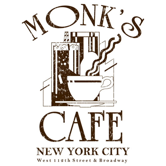 Monks Cafe Diner Menu - Donkey Tees T-shirt