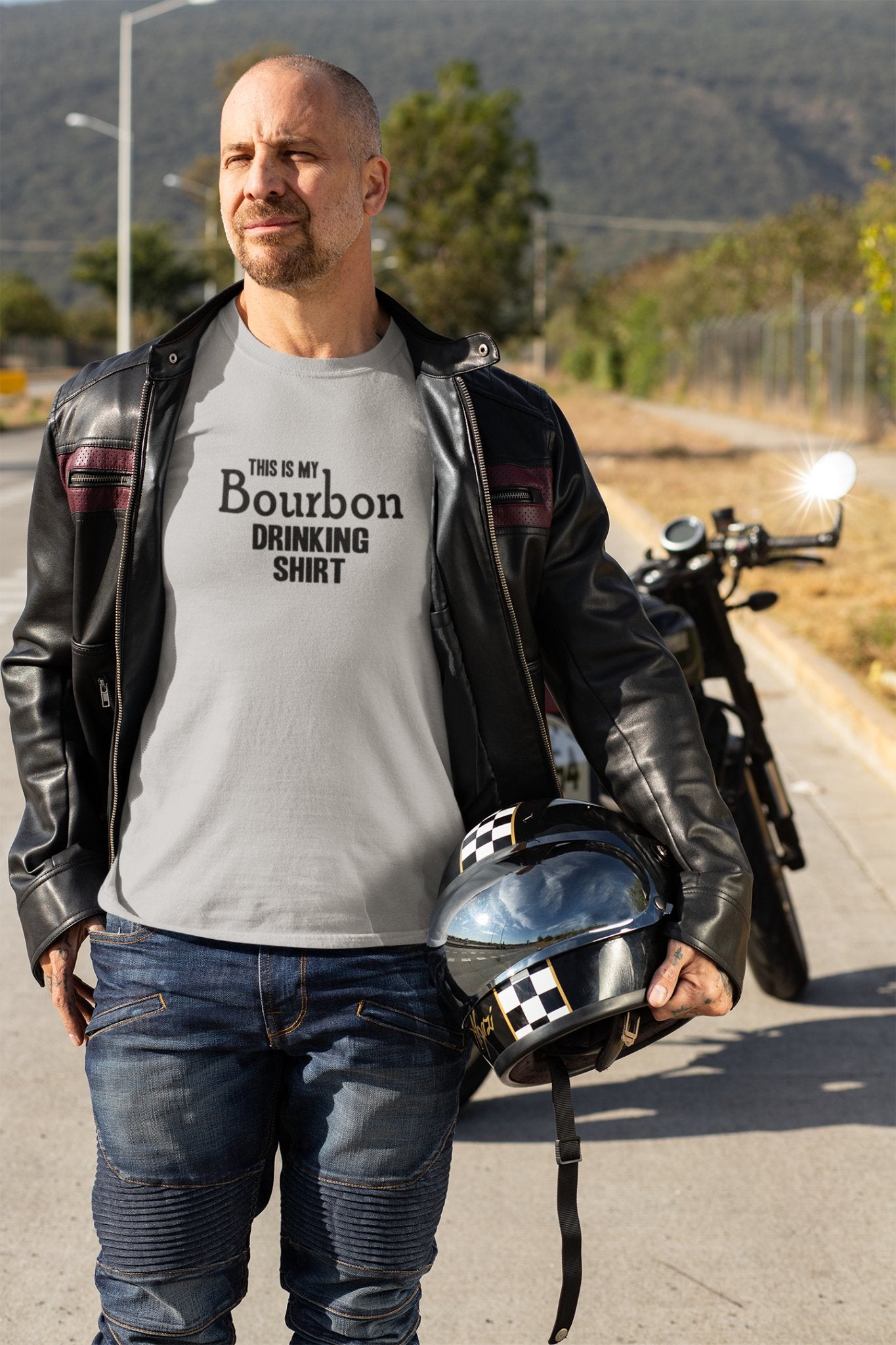 My Bourbon Drinking Shirt - Donkey Tees T-shirt