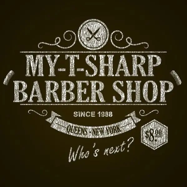 My T Sharp Barber Shop - Donkey Tees T-shirt