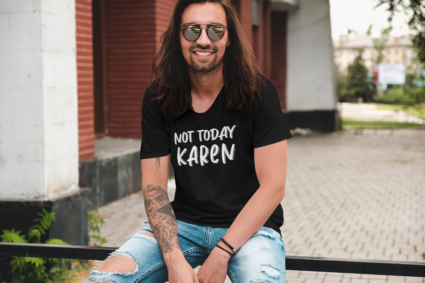 Not Today Karen - Donkey Tees T-shirt