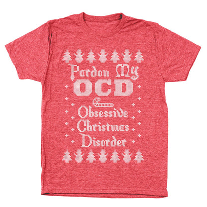 Obsessive Christmas Disorder Ocd - Donkey Tees T-shirt