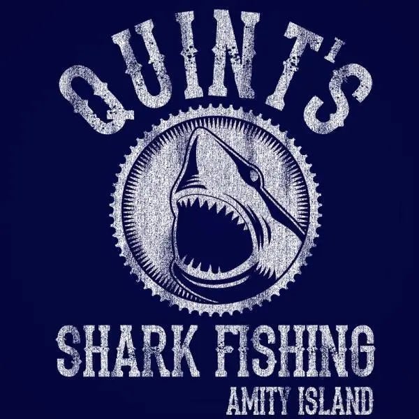 Quints Shark Fishing - Donkey Tees T-shirt