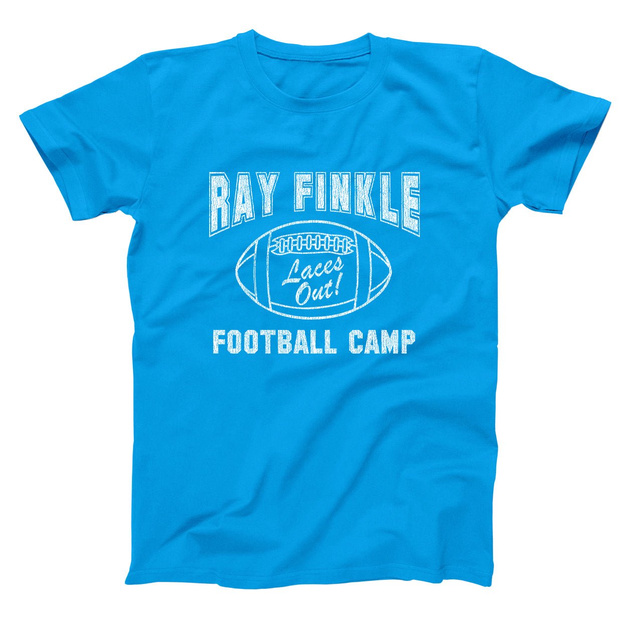 Ray Finkle Football Camp Laces Out - Donkey Tees T-shirt