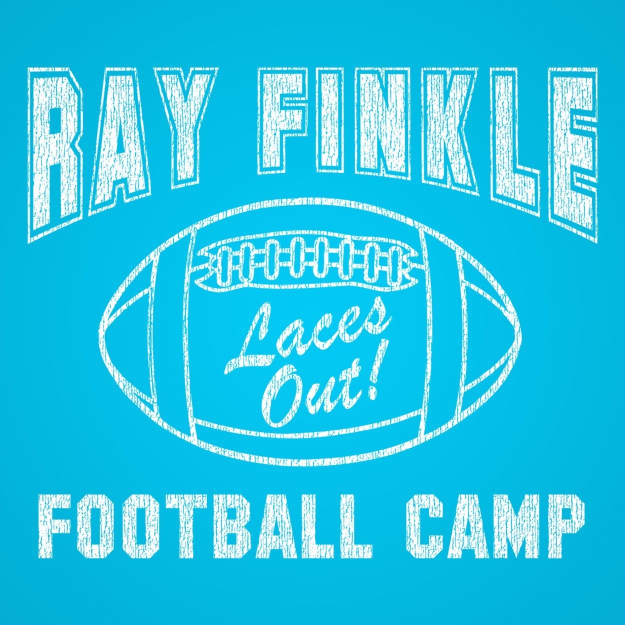 Ray Finkle Football Camp Laces Out - Donkey Tees T-shirt