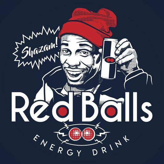 Red Balls Energy Drink - Donkey Tees T-shirt