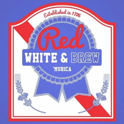 Red White And Brew - Donkey Tees T-shirt