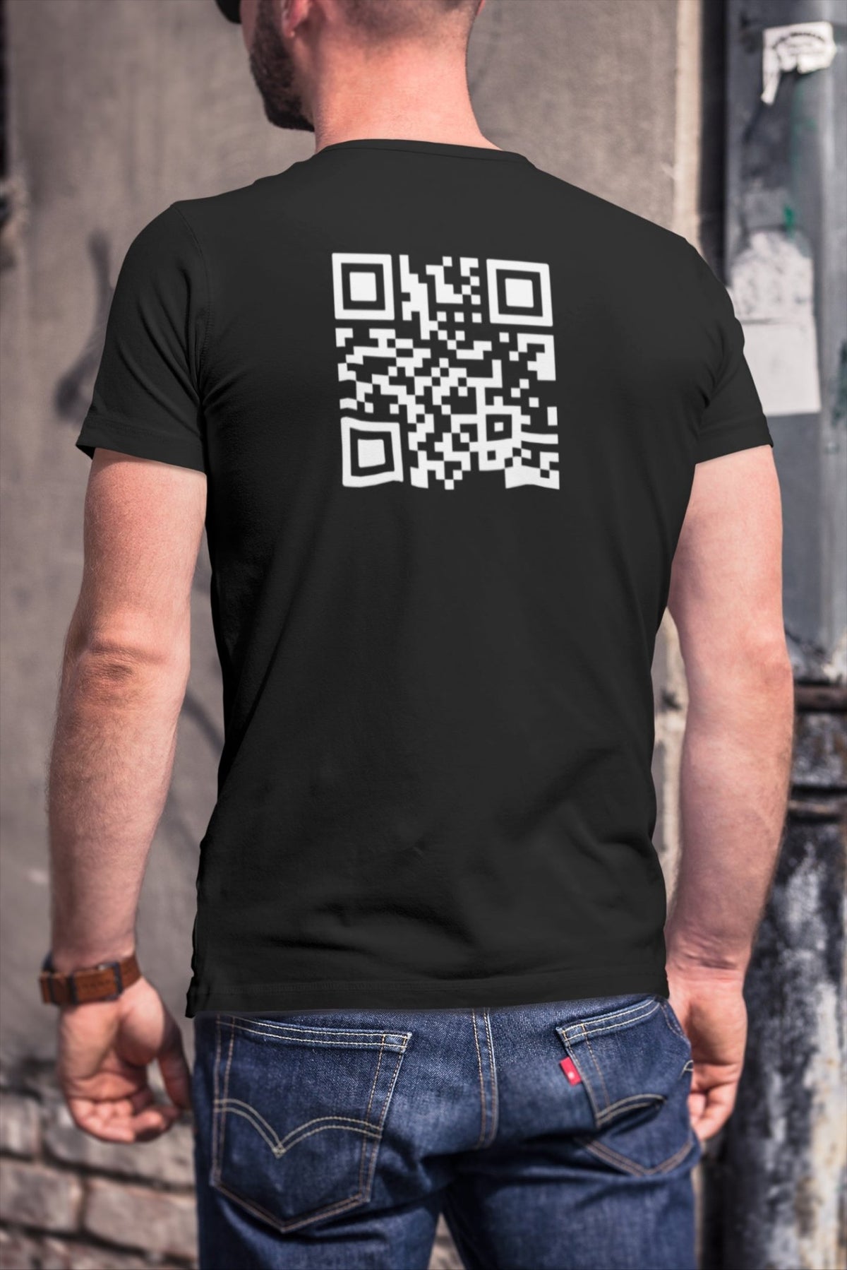 Rick Roll Prank QR Code - Donkey Tees T-shirt