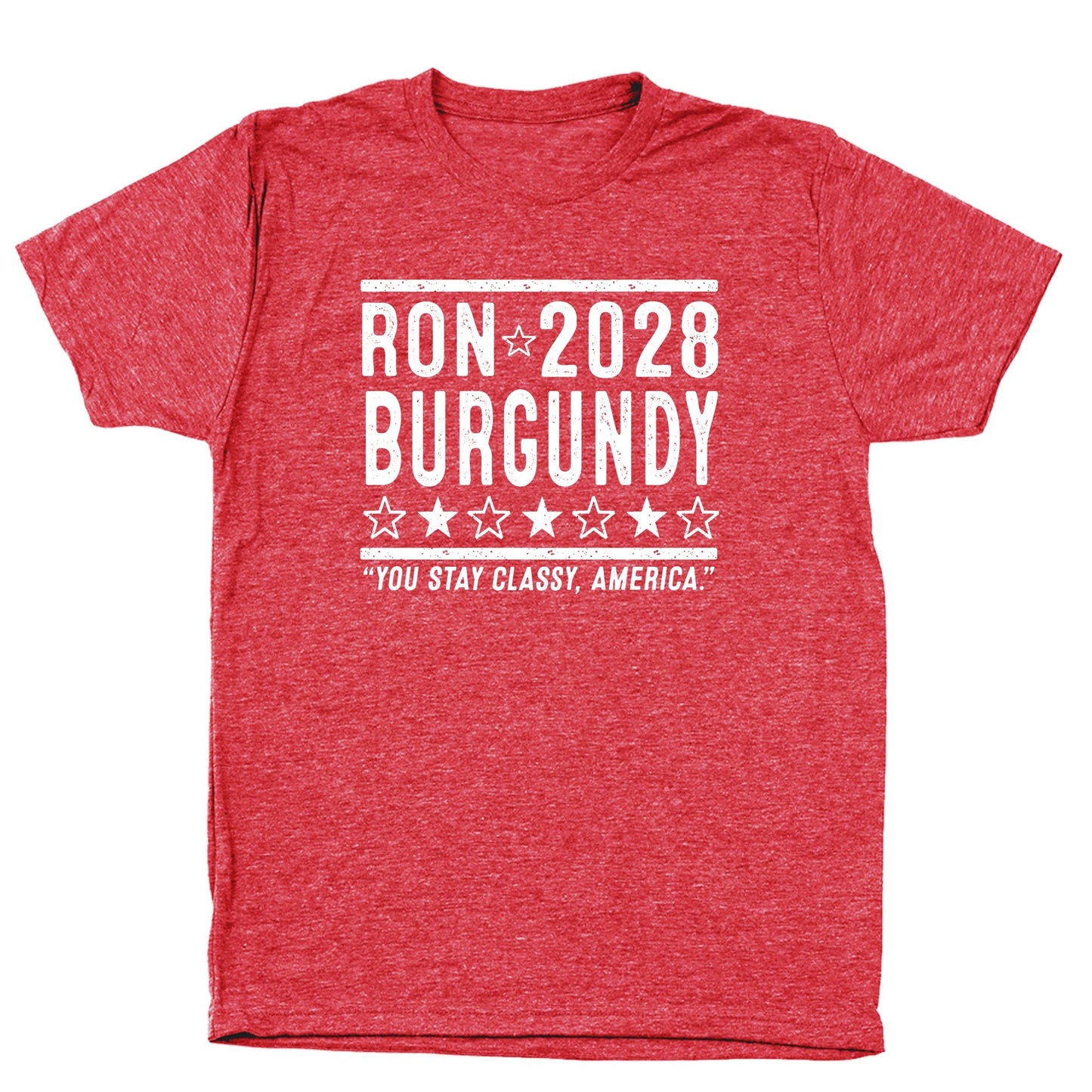 Ron Burgundy 2028 Election - Donkey Tees T-shirt