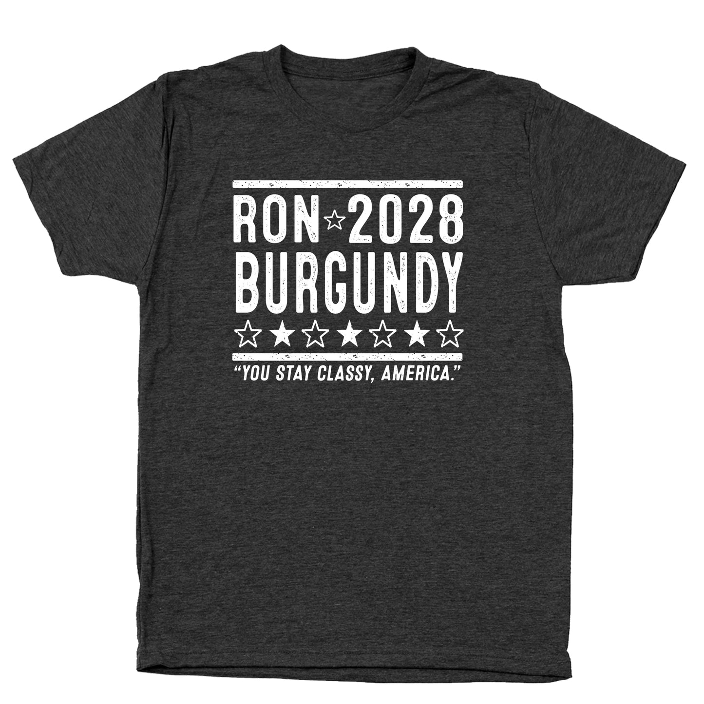 Ron Burgundy 2028 Election - Donkey Tees T-shirt