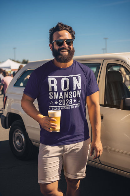 Ron Swanson 2028 Election - Donkey Tees T-shirt