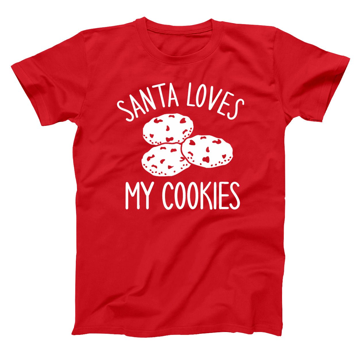 Santa Loves My Cookies - Donkey Tees T-shirt