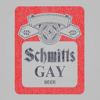 Schmitts Gay Beer - Donkey Tees T-shirt