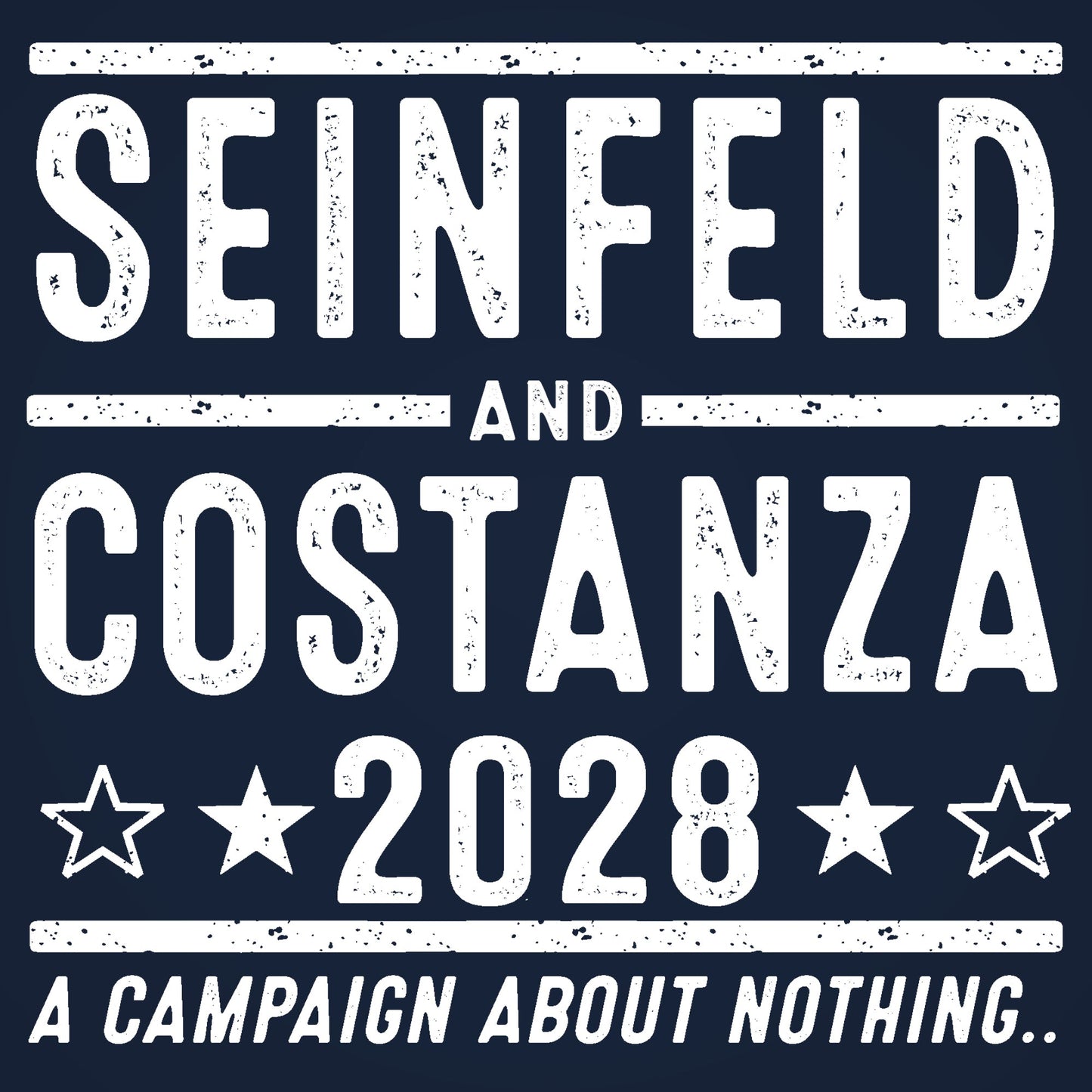 Seinfeld And Costanza 2028 Election - Donkey Tees T-shirt