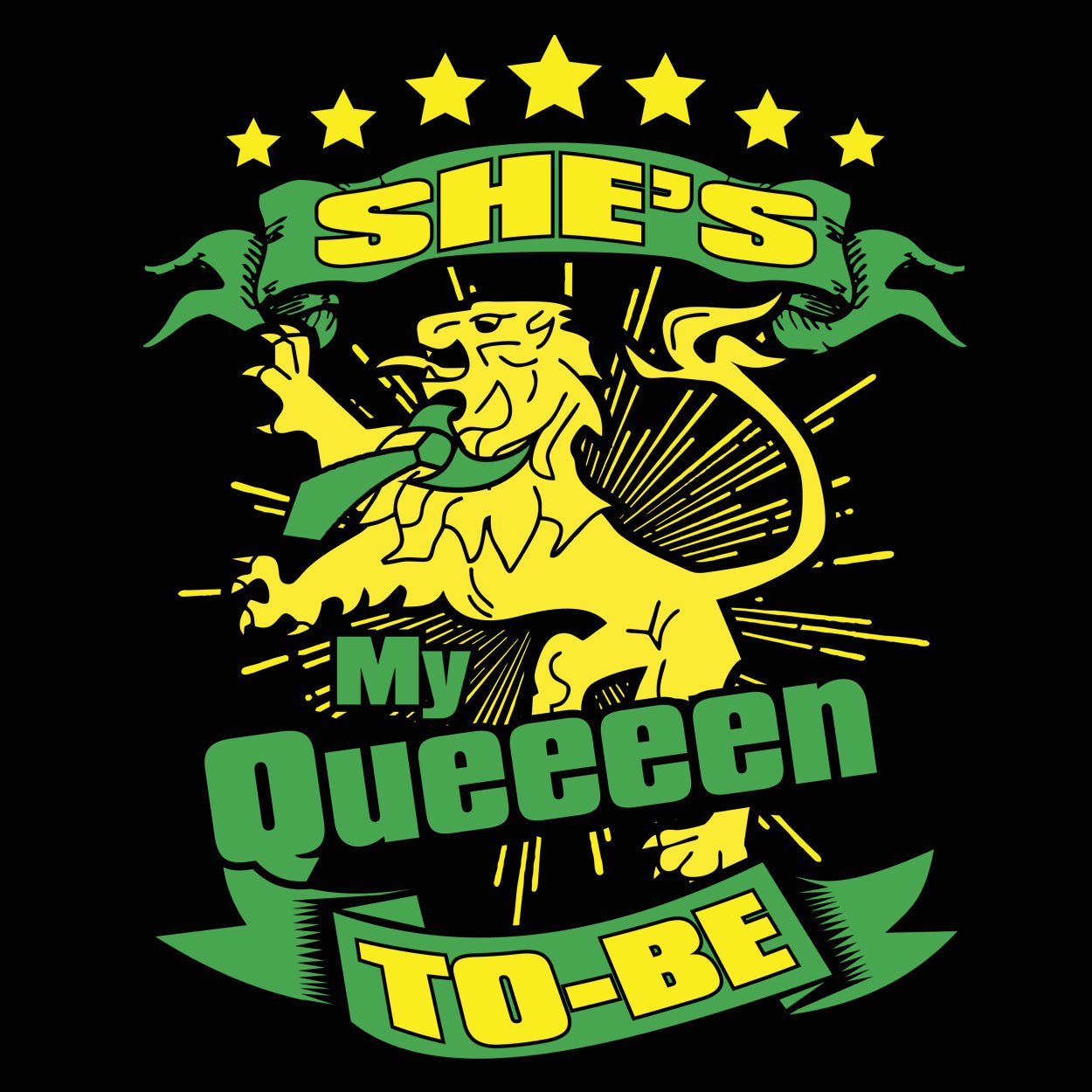 She's My Queen To Be - Donkey Tees T-shirt