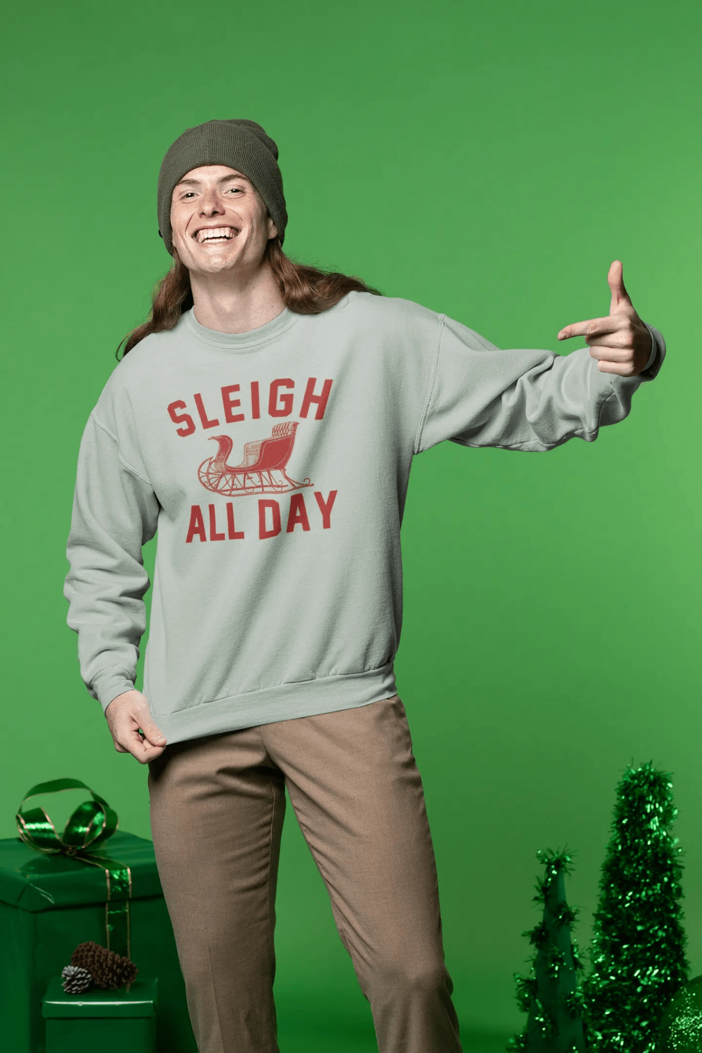 Sleigh All Day - Donkey Tees T-shirt