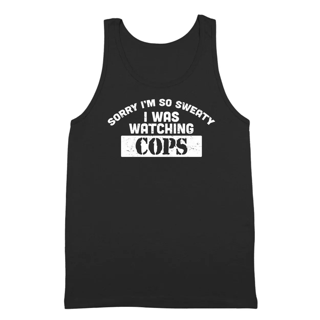 Sorry I Was Watching Cops - Donkey Tees T-shirt