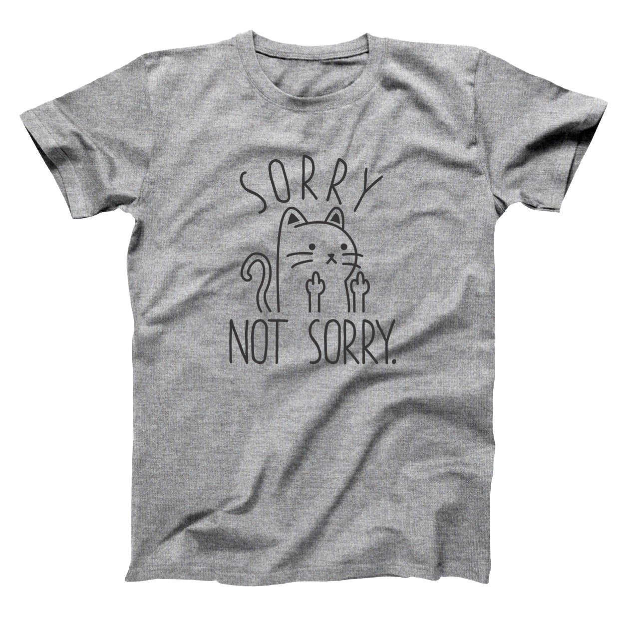 Sorry Not Sorry Cat - Donkey Tees T-shirt