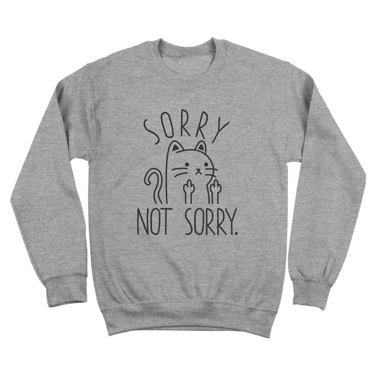 Sorry Not Sorry Cat - Donkey Tees T-shirt