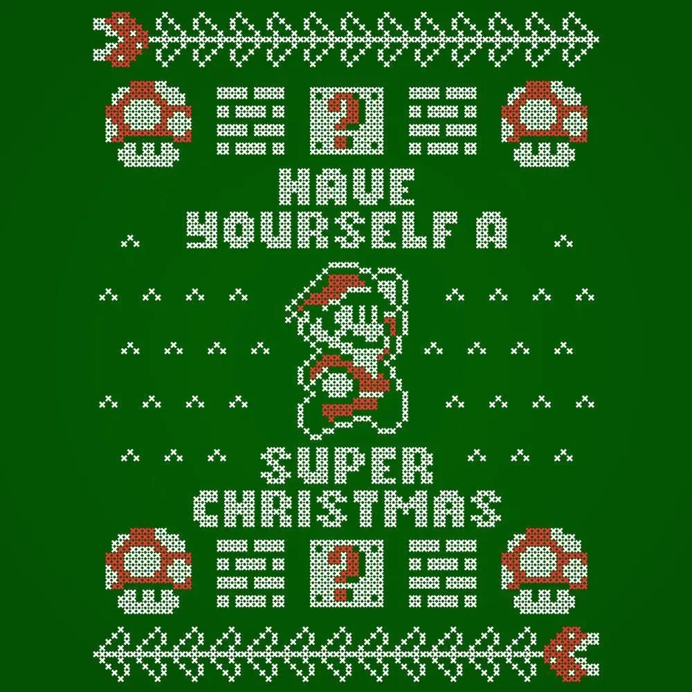 Super Merry Christmas Mario - Donkey Tees T-shirt