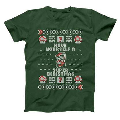 Super Merry Christmas Mario - Donkey Tees T-shirt