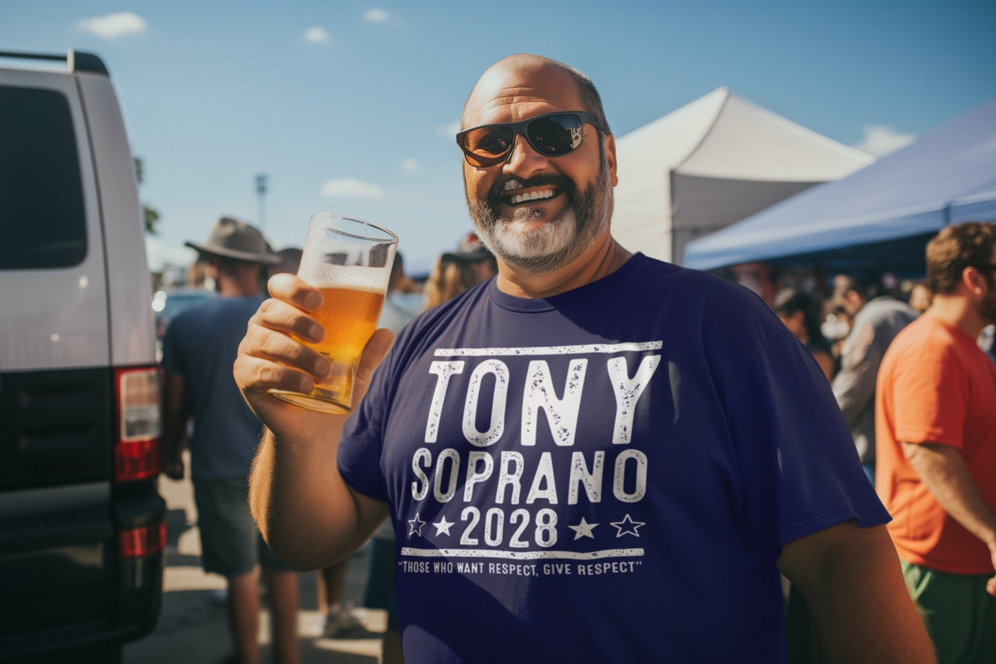 Tony Soprano 2028 Election - Donkey Tees T-shirt