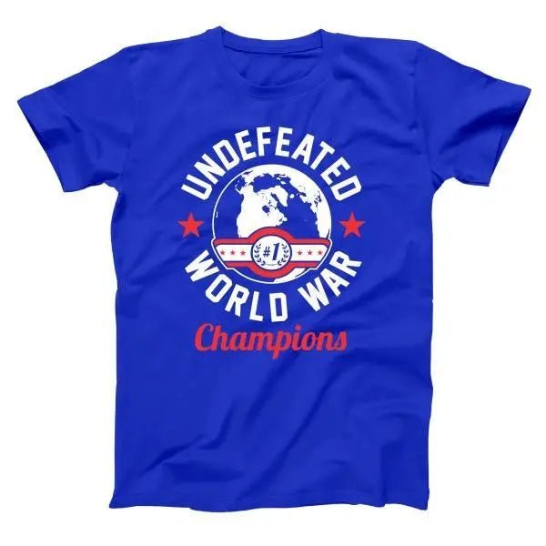 Undefeated World War Champions - Donkey Tees T-shirt