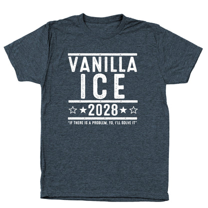 Vanilla Ice 2028 Election - Donkey Tees T-shirt