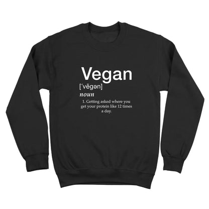 Vegan Defined By Protein - Donkey Tees T-shirt