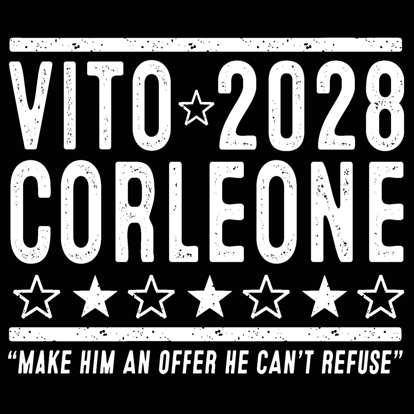 Vito Corleone 2028 Election - Donkey Tees T-shirt