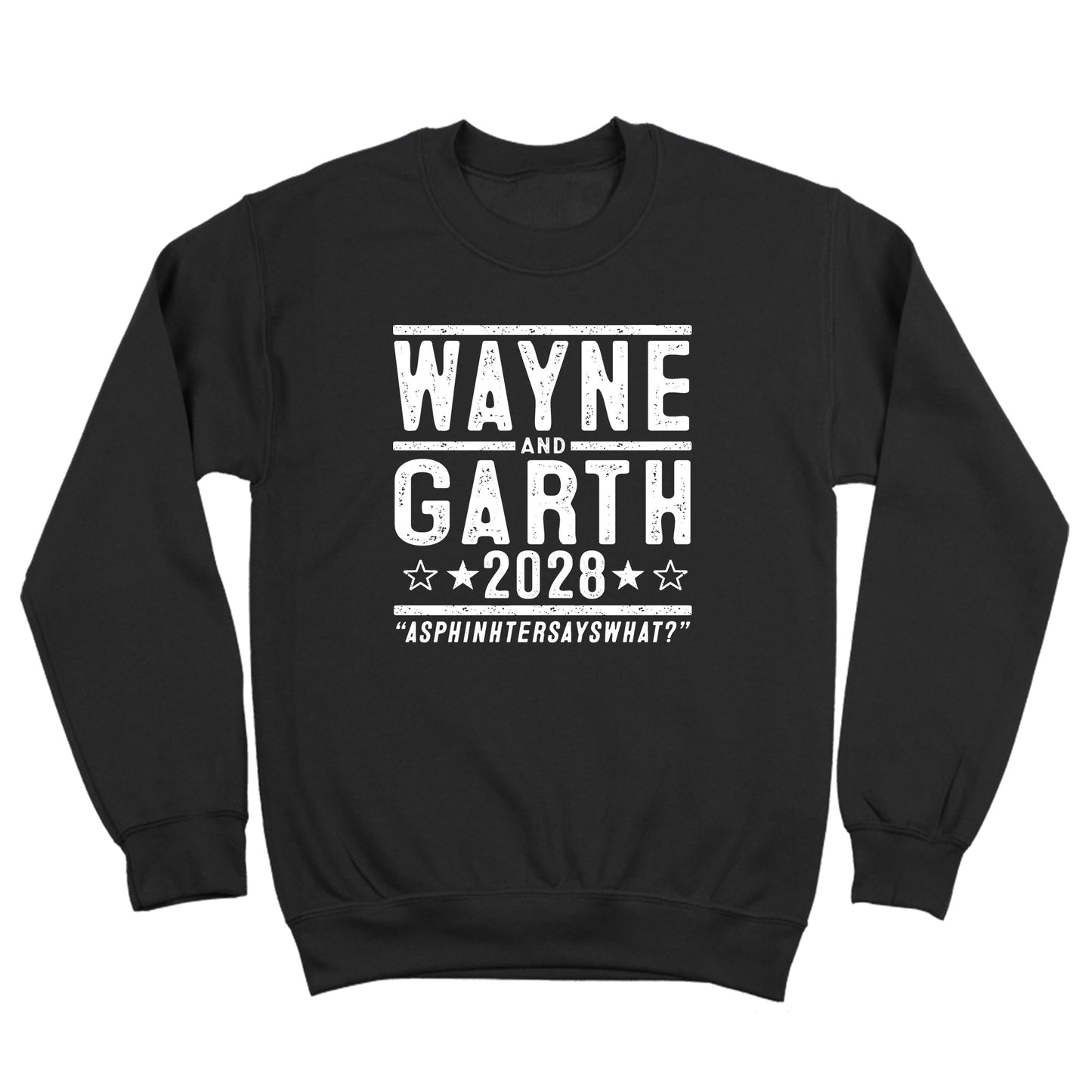 Wayne And Garth 2028 Election - Donkey Tees T-shirt