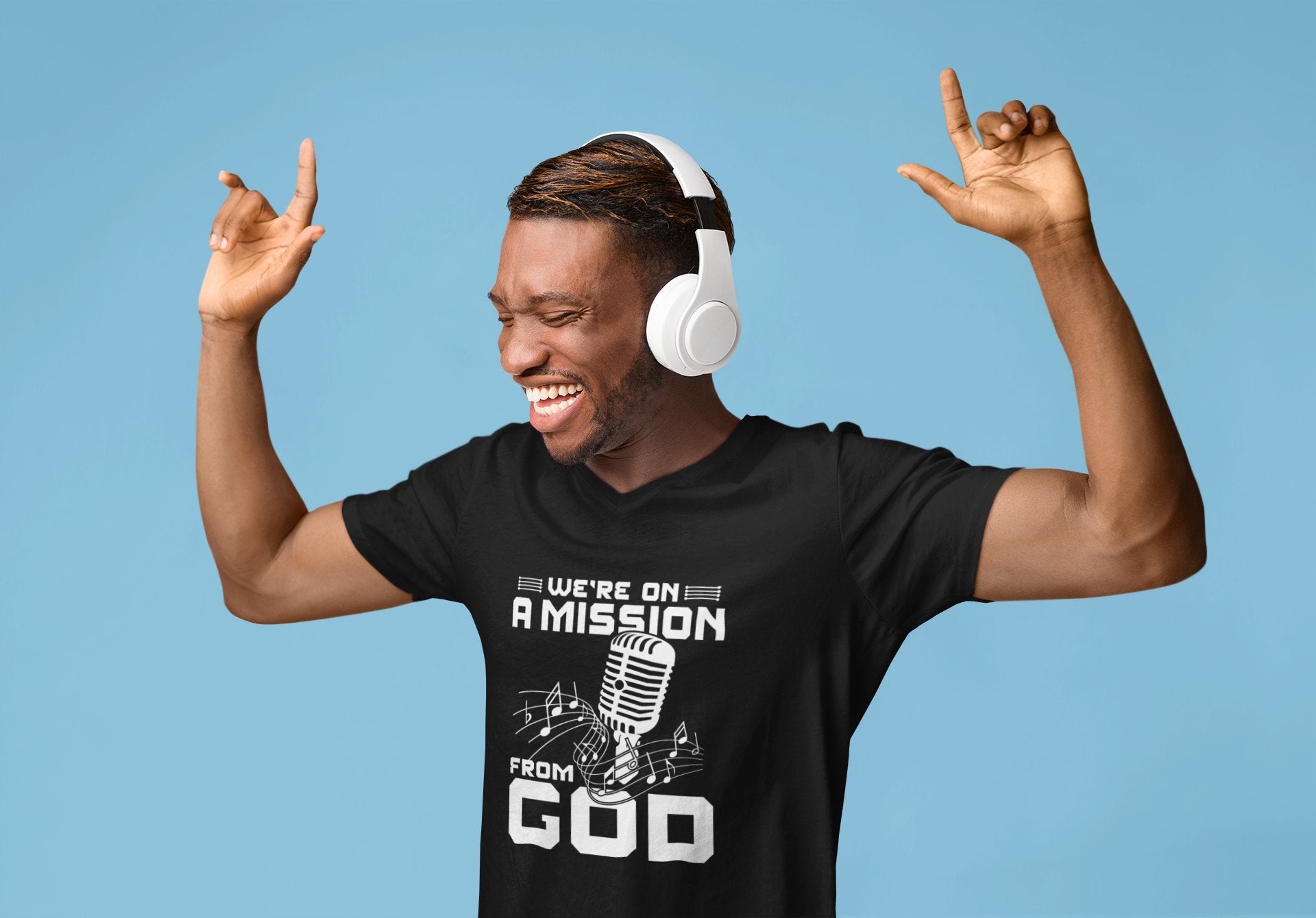 We're On A Mission From God - Donkey Tees T-shirt